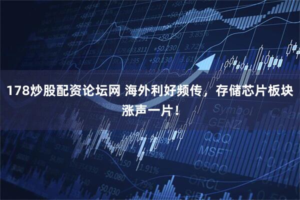 178炒股配资论坛网 海外利好频传，存储芯片板块涨声一片！