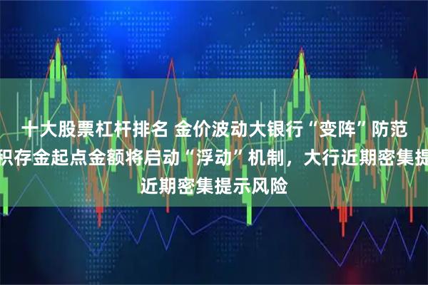 十大股票杠杆排名 金价波动大银行“变阵”防范，交行积存金起点金额将启动“浮动”机制，大行近期密集提示风险